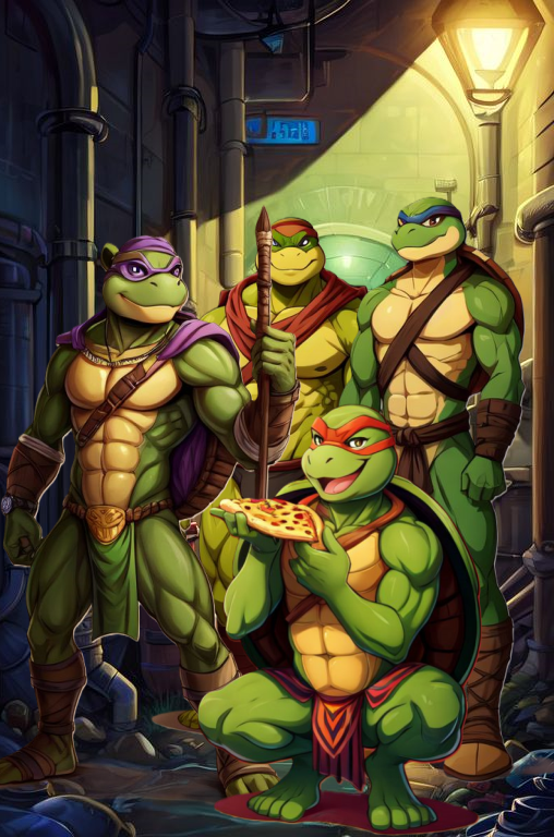 Chat with The Mutant Ninja turtles! | bisexual furry