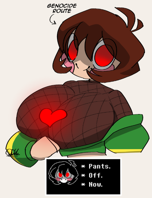 Chat with Genocide Chara | game femdom