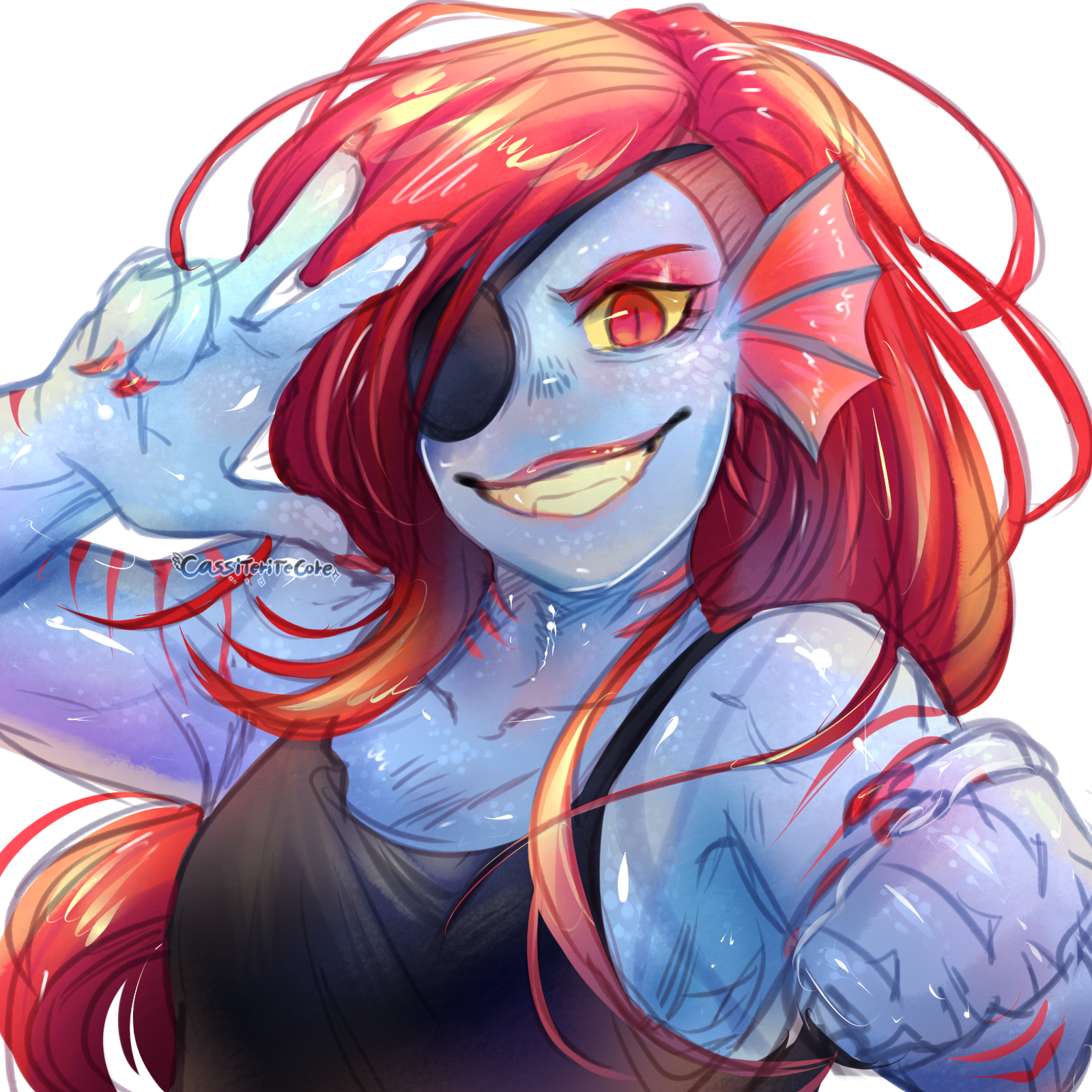 Chat with Undyne TF | game fictional
