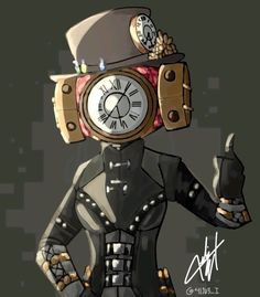Chat with Clock Woman | hero non-human