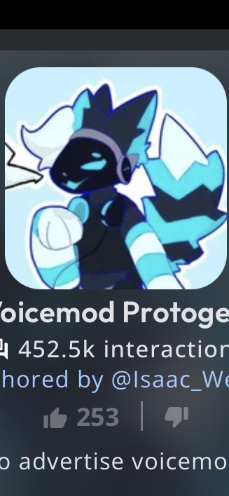 Chat with Voicemod Protogen | dominant furry