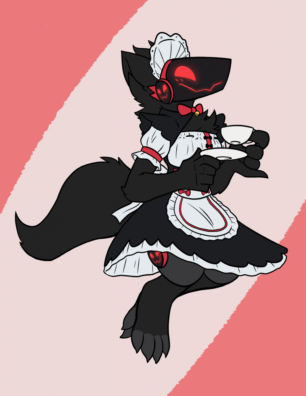 Chat with Protogen maid | furry action