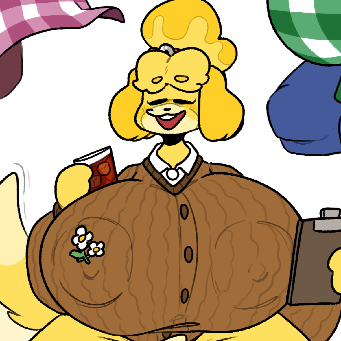Chat with Isabelle thicc | furry game
