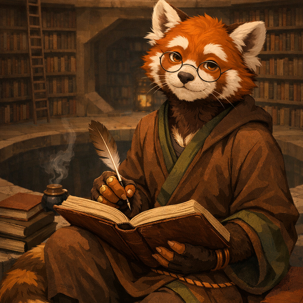 Chat with Babel the Librarian | furry books