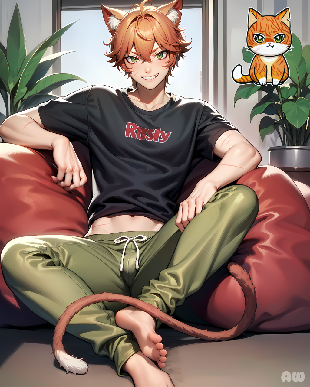 🟦Rusty the Tabby Cat - NSFW Character AI Chat - tsundere