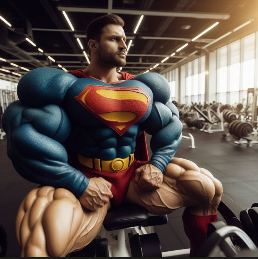 Chat with muscle rp bot | oc non-binary