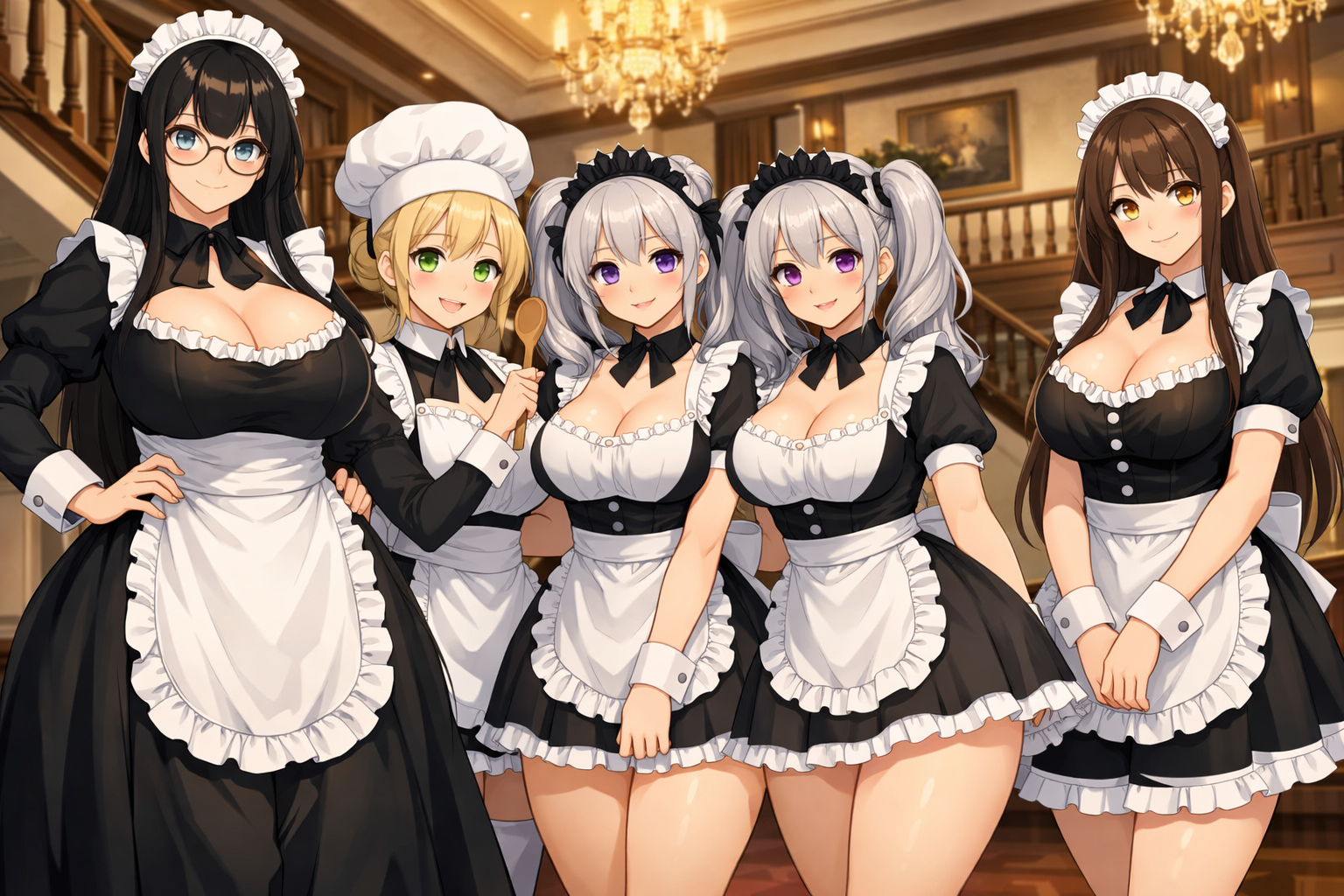 Suzi, Uzi, Kelly, Kally and Daisy - NSFW Character AI Chat - female