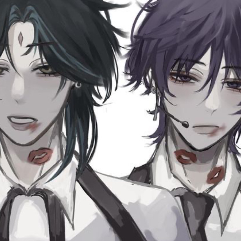 Chat with Scara and Xiao. | game fictional