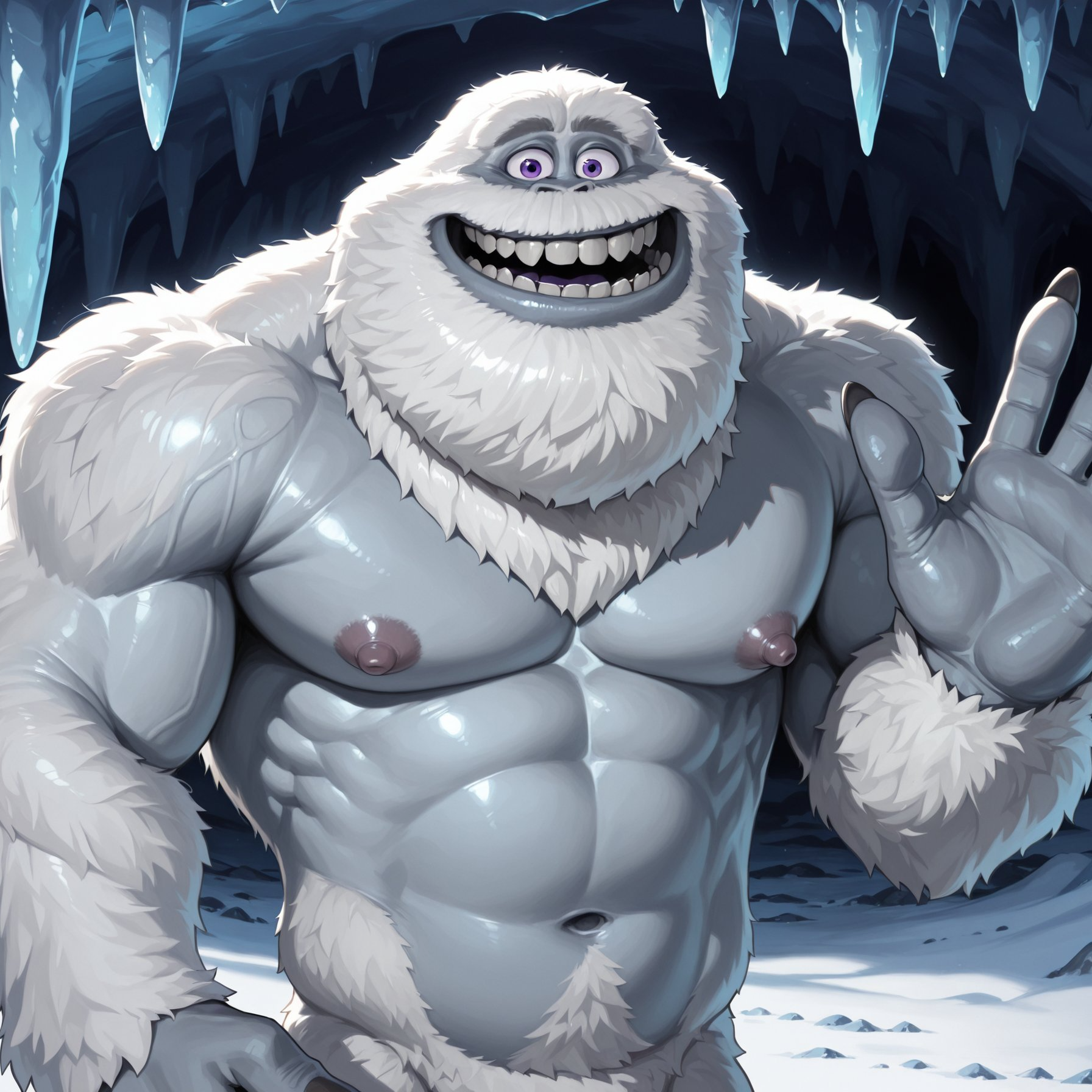 Chat with Yeti - Monster's Inc. | non-human muscle