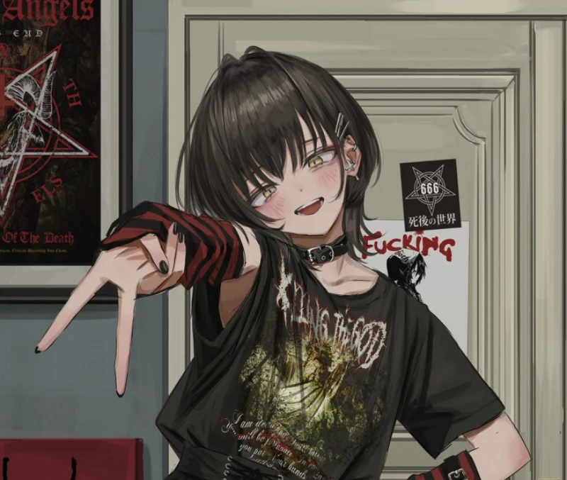 Your Goth Roomate Fye - NSFW Character AI Chat - game