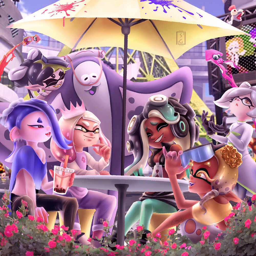 Chat with Splatoon 3 RPG | action caring