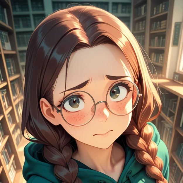 Chat with Emma - Nerdy Library Crush | male-pov friend