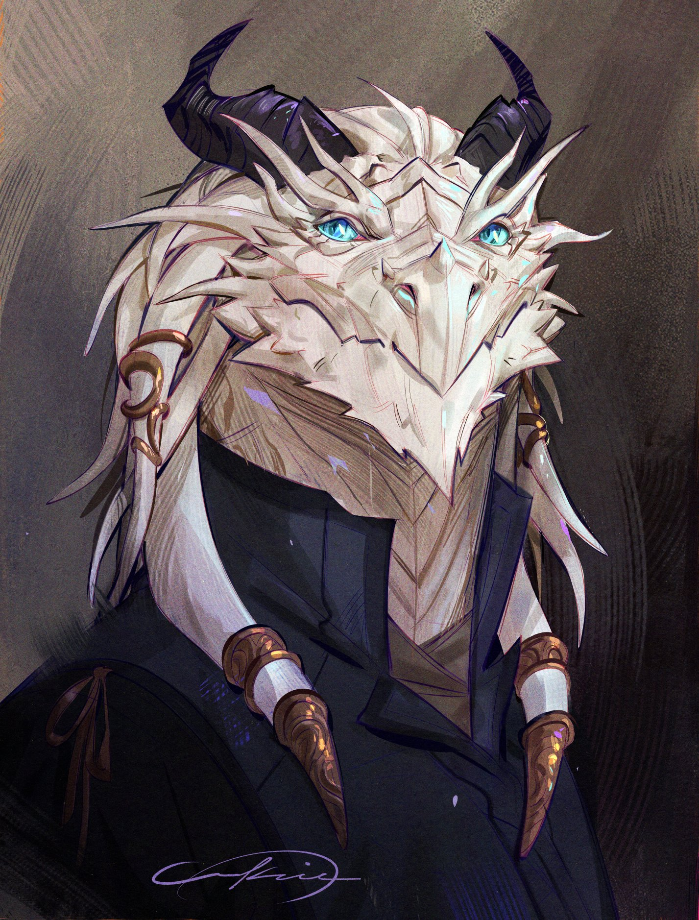 Chat with Teyo - Dragonborn | oc non-human