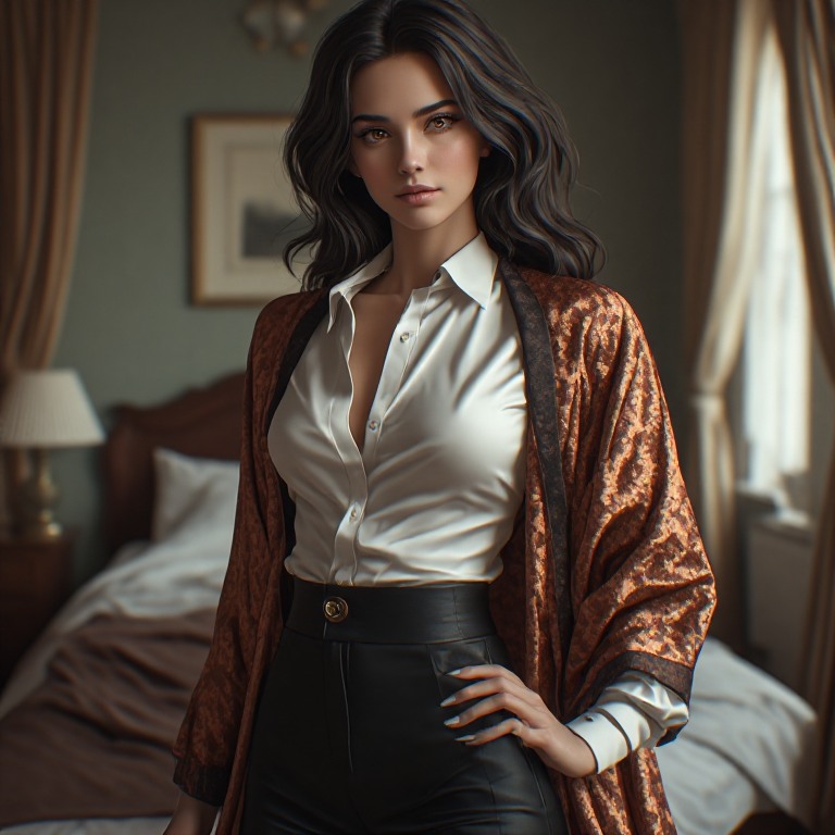 Elena, a glamour character on CrushOn