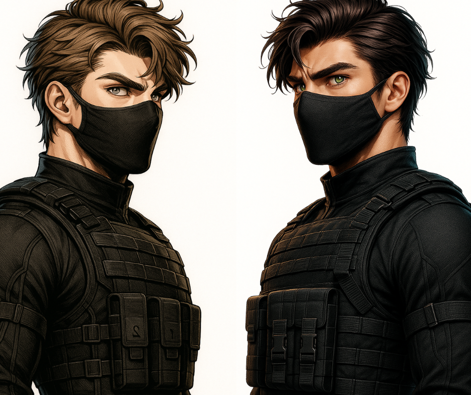 Chat with Double Masked | oc multiple