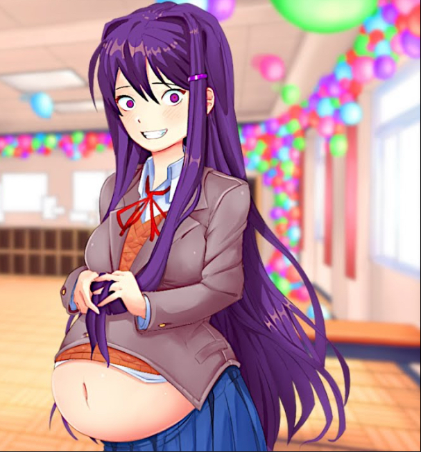 Chat with Yuri Inflation art | anime game
