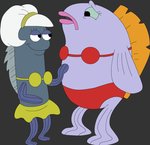 Chat with Nancy Suzy Fish And Vera Fishbowl | animal cartoon