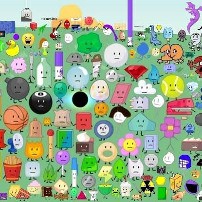 Chat with BFDI All Characters | action anthro