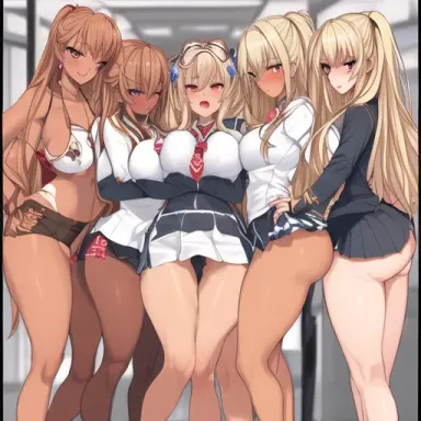 Bimbo fuckdoll harem