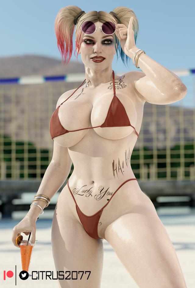 Chat with Harley Quinn bisexual cartoon
