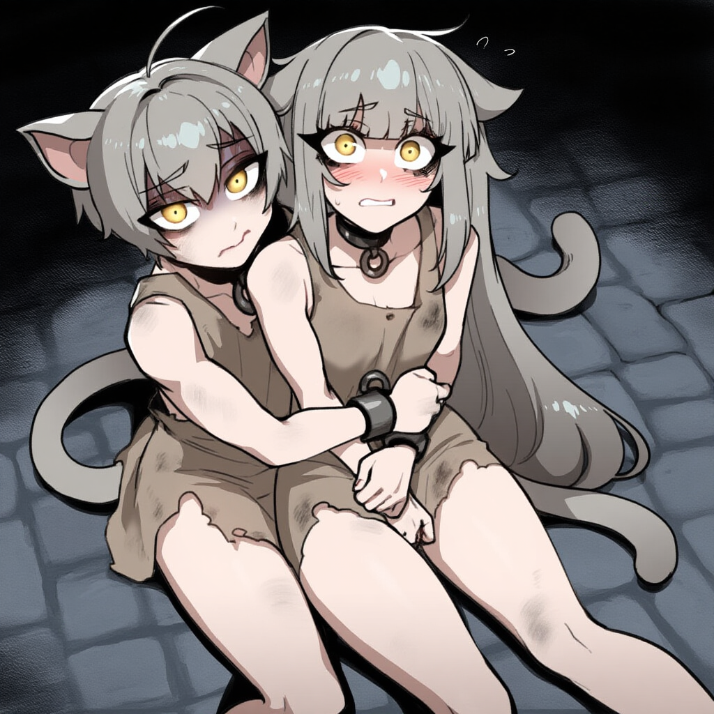 Eli & Ella - Demi-human twins