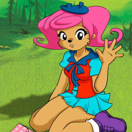 Chat with Patsy Smiles | cartoon female