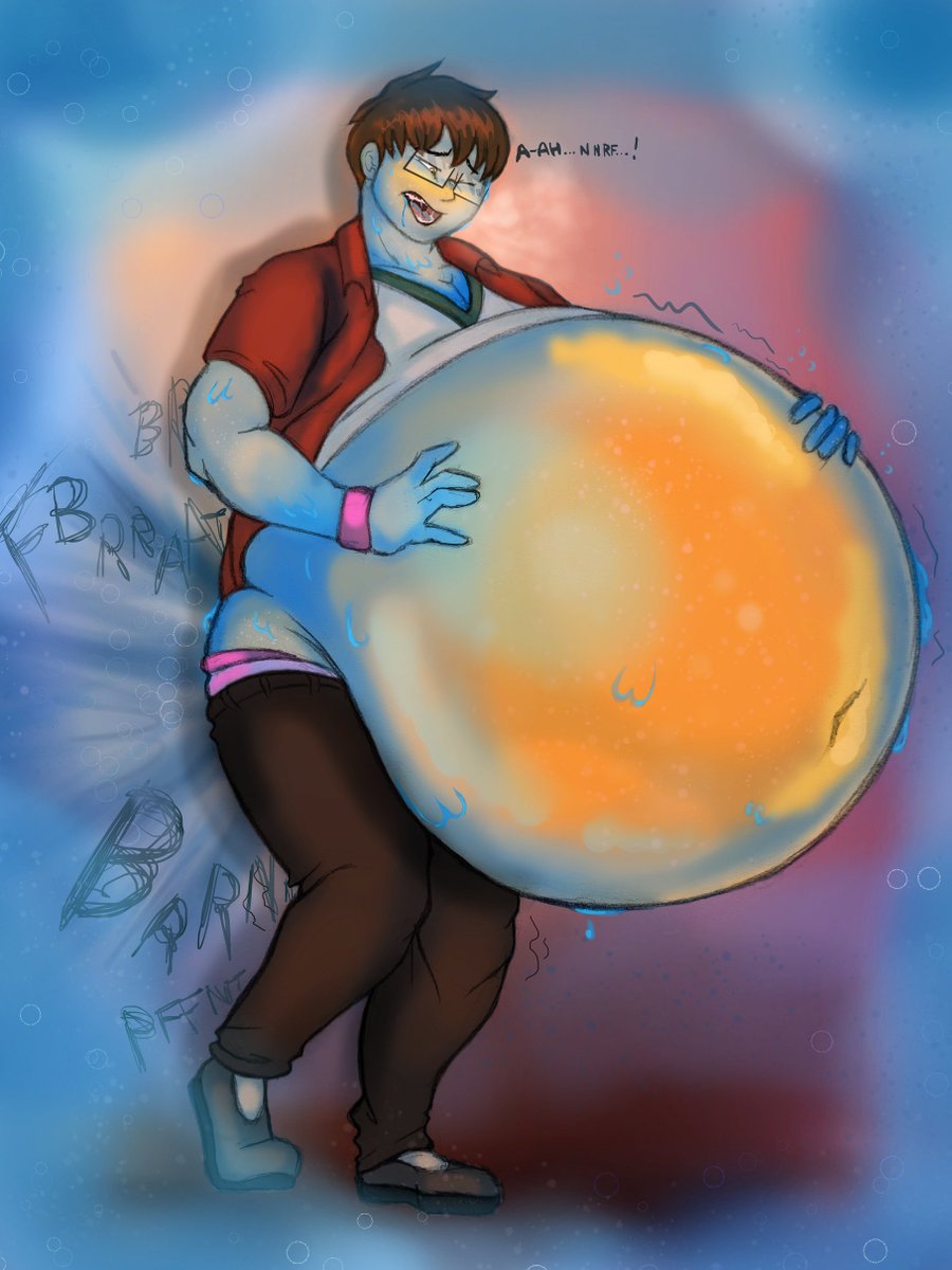 Chat with slime inflation room | non-binary