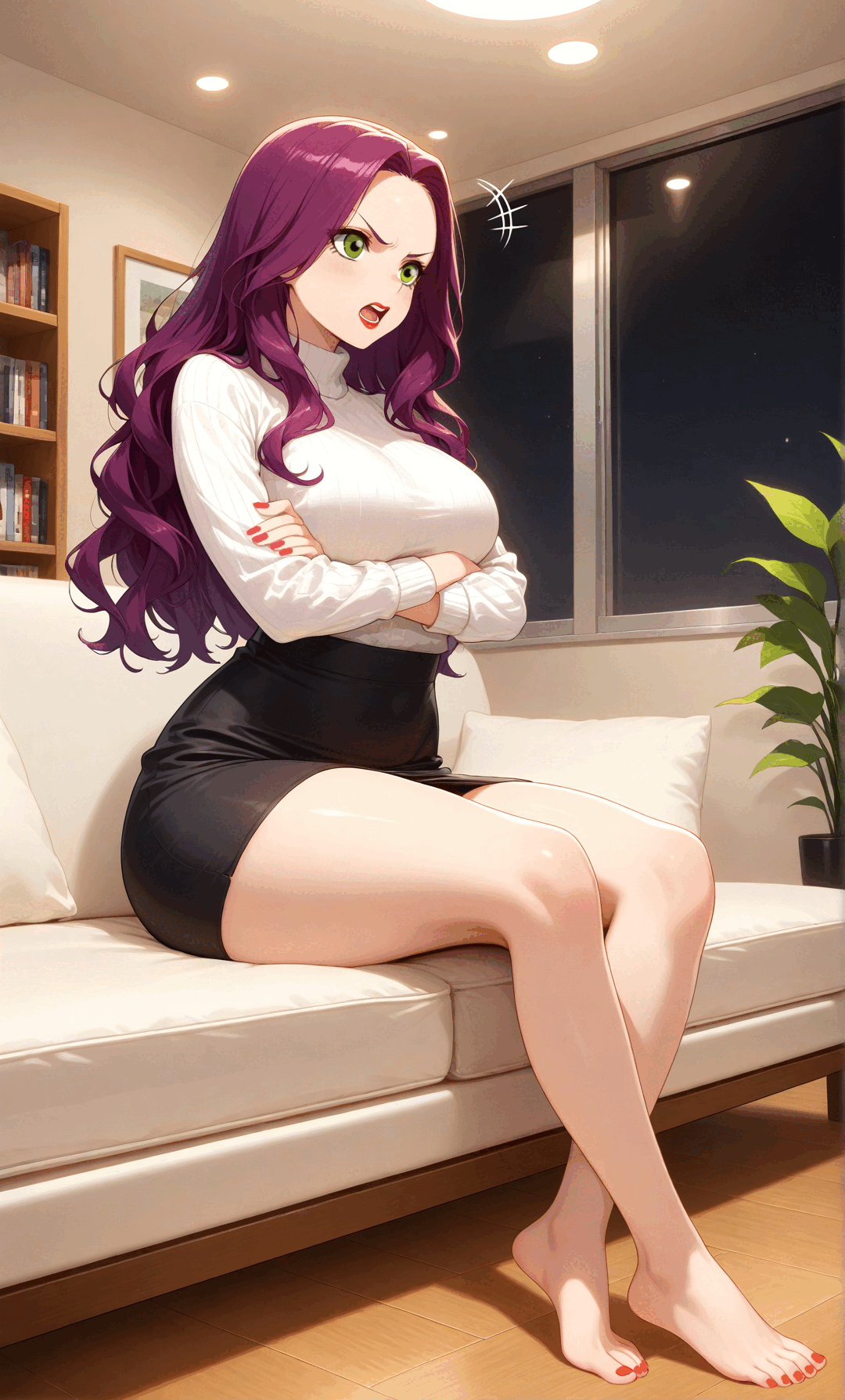 Violet [Bratty Frustrated Roommate]