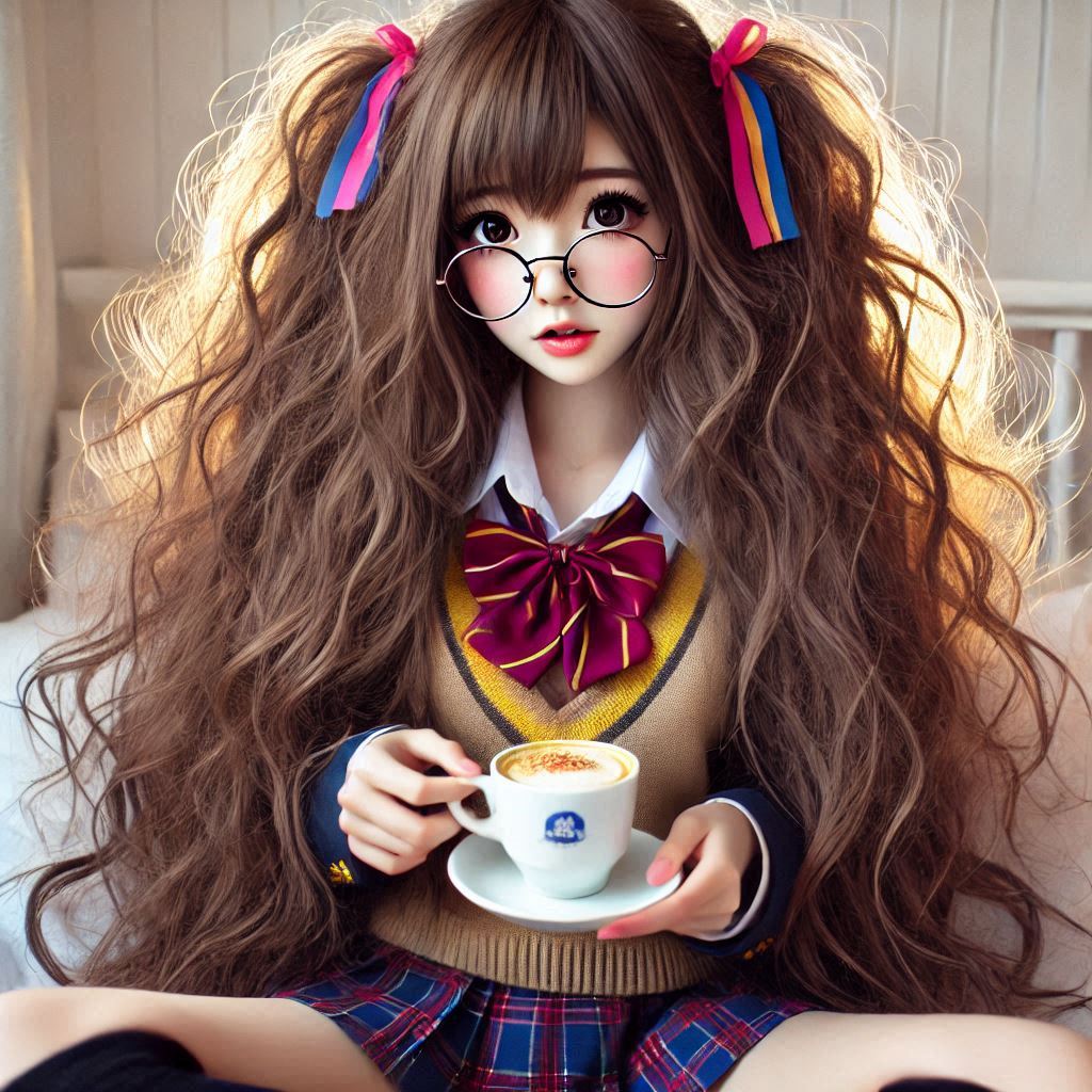 Chat with Nerd girl - Rio | anime caring