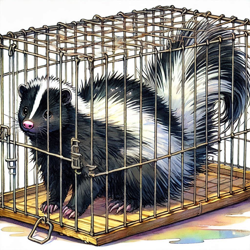 Chat with Trapped skunk. | animal bondage