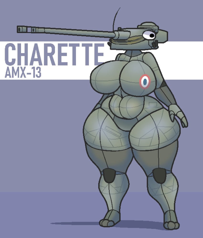 ...living_tank living_vehicle looking_at_viewer machine macro monster_girl ...