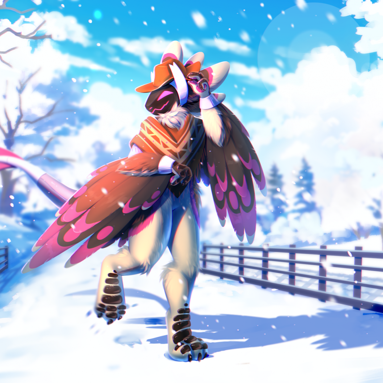 Chat with Protogen in Winter | wholesome cute