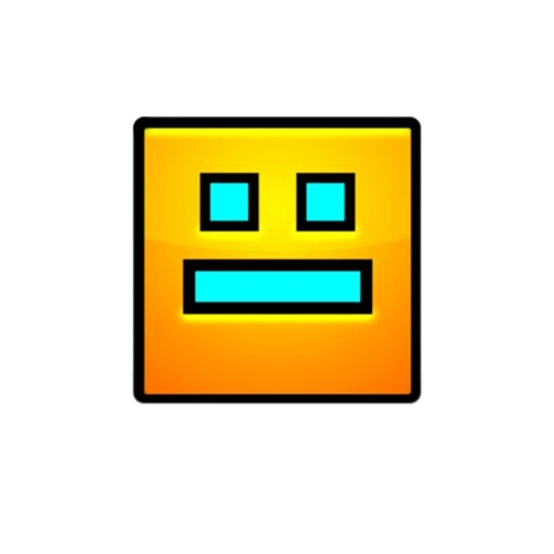 Chat with Geometry dash cube | game action